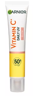 גרנייה תחליב לחות והגנה ליום עם ויטמין סי VGARNIER Skin Naturals Vitamin C UV fluid SPF 50+ glow סופר מדיקה