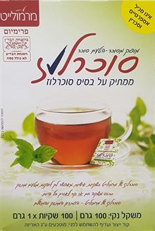 סוכרלוז מרמולייט בשקיות אישיות  1X100 גרם סופר מדיקה