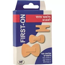 פלסטר פרפר לאצבע שלושה סוגי פלסטרים FIRST ON סופר מדיקה