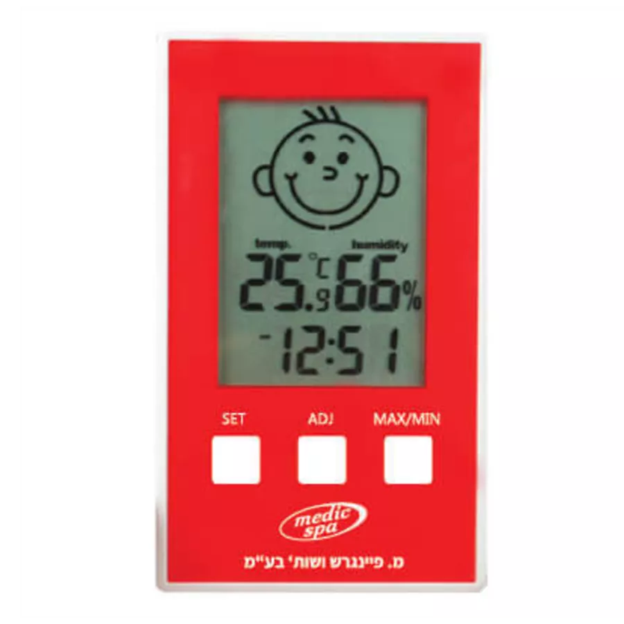 מד טמפרטורה ולחות מדיק ספא