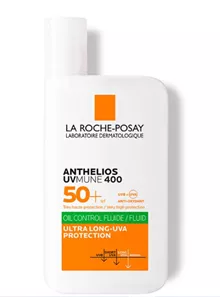 לה רוש פוזה אנתליוס פלואיד לעור שמן LaRochePosay ANTHELIOS Uv-Mune 400 Oil Control Fluid SPF50+ 50 ml סופר מדיקה