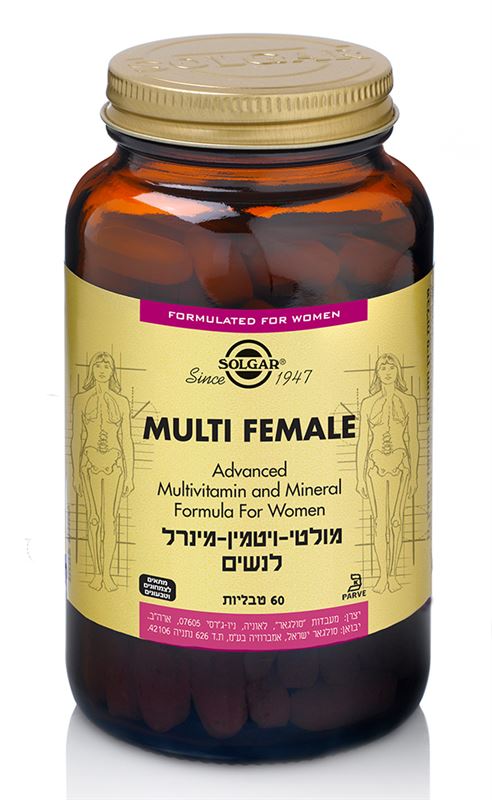 סולגאר מולטי ויטמין מינרל לנשים / Multi Female