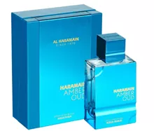 אל הרמין אקווה דובאי יוניסקס 100 מ"ל Al Haramain Unisex Amber Oud Aqua Dubai Extrait de Parfum סופר מדיקה