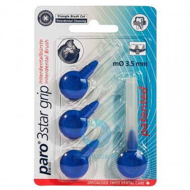 1+1 פארו / Paro סטאר גריפ 3 מברשת ספירלית 1093 3.5 מ