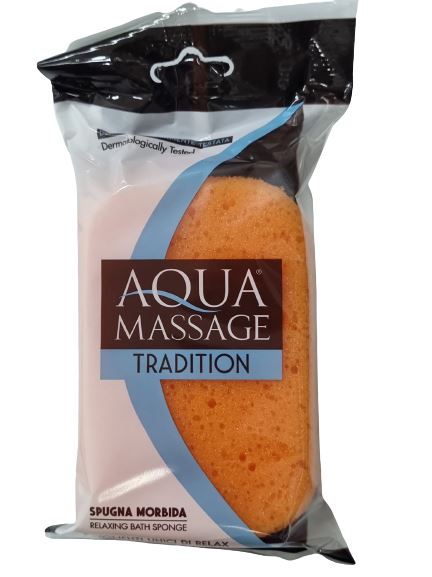 אקווה ספוג מסאז' 625 עדין מלבני / AQUA