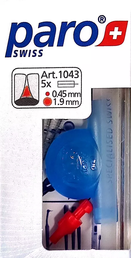 1+1 פארו / Paro מברשת ספירלית איזולה לידית ישרה ודקה 1.9 מ