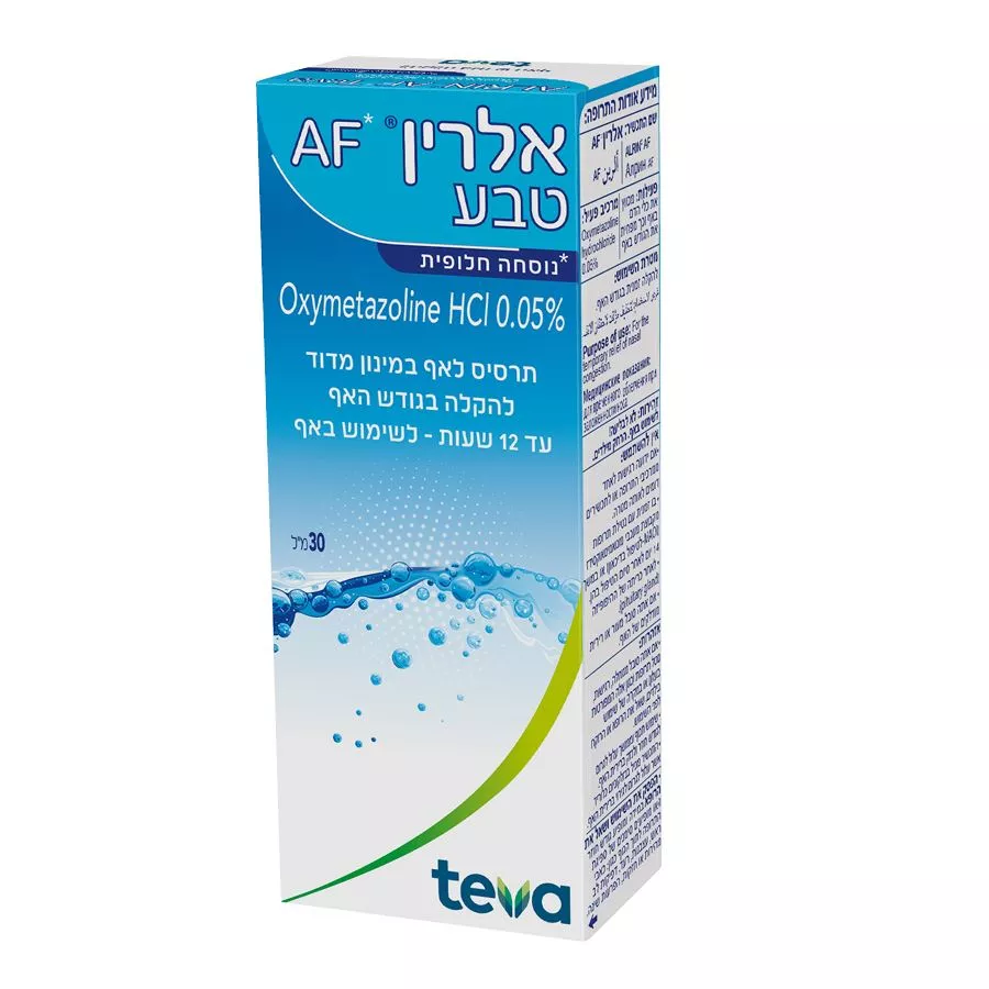 אלרין טבע AF תרסיס לאף להקלה בגודש האף 30 מ
