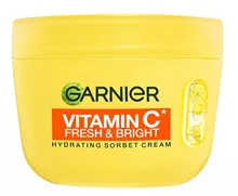 גרנייה סורבה קרם לחות קליל לפנים עם ויטמין Garnier Vitamin C Fresh & Bright Sorbet Cream  85ml *C סופר מדיקה
