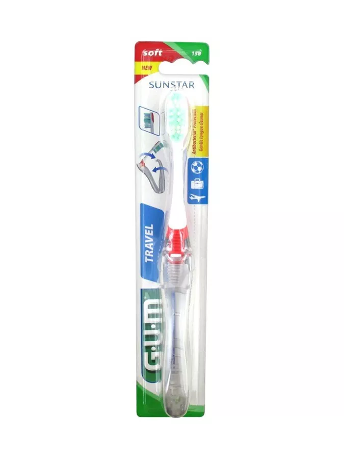 גרם מברשת שיניים רכה לנסיעות מספר 158 / GUM