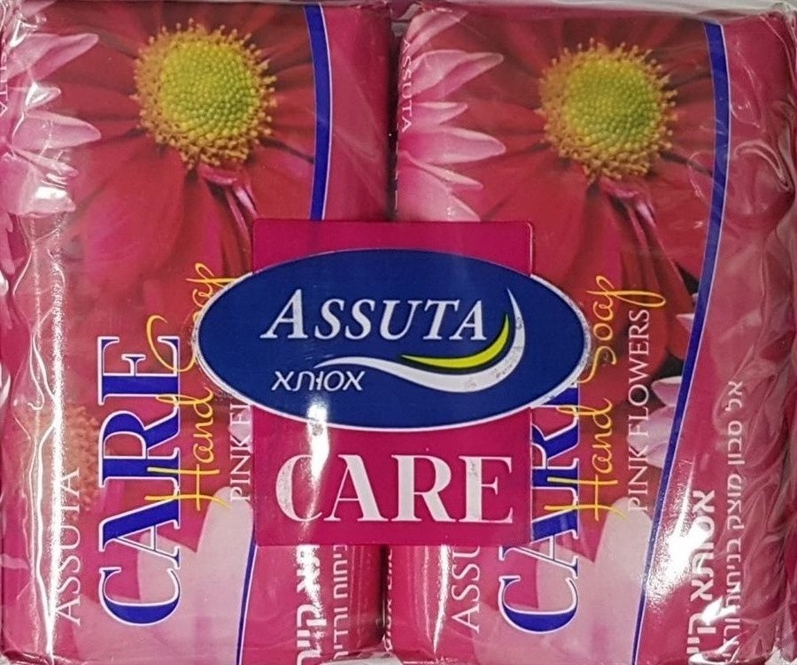 אסותא סבון מוצק ורדים רביעייה / Asuta
