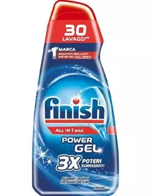 פיניש ג'ל למדיח הכל באחד לימון רגיל 600 מ"ל / FINISH סופר מדיקה