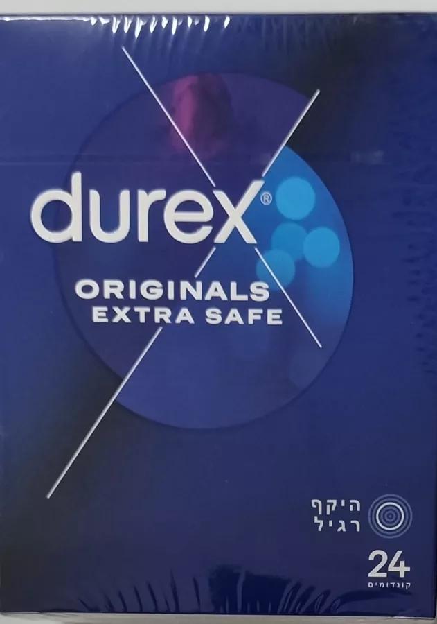 דורקס  אוריגינלס אקסטרה סייף היקף רגיל 24 יחידות במארז / DUREX