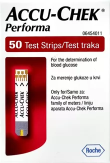 אקו צ'ק פרפורמה מד סוכר 50 מקלוני בדיקה / ACCU CHEK PERFORMA סופר מדיקה