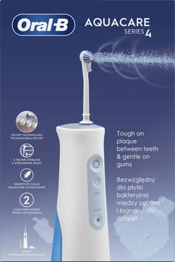 אורל בי AQUA CARE 4 סילון מים דנטלי נייד נטען / ORAL B