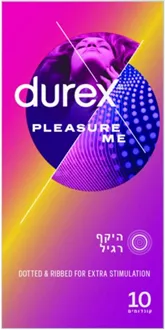 דורקס פלז'ר מי 10 קונדומים DUREX סופר מדיקה
