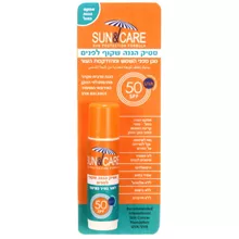 סאן קר סטיק הגנה SPF 50 שקוף לפנים 18 גרם / SUN & CARE סופר מדיקה