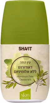 שביט דאודורנט רול און ללא אלומיניום עץ התה 60 מ"ל / SHAVIT סופר מדיקה