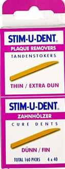 סטימודנט/ STIM-U-DENT קיסמי עץ דקים במיוחד סופר מדיקה