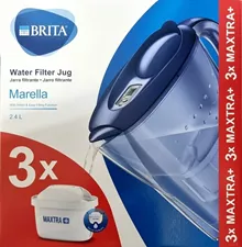 בריטה קנקן מרלה + 3 פילטרם מקסטרה ! יבוא מקביל ! / BRITA סופר מדיקה