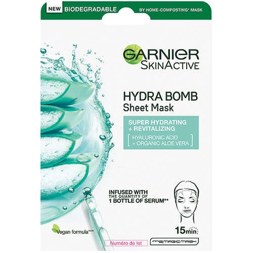 גרנייה מסכת טישו לפנים עם אלוורה / GARNIER