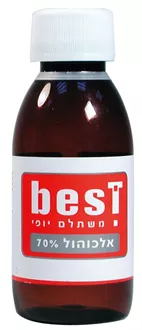 בסט אלכוהול 70% לחיטוי 100 מ"ל / BEST סופר מדיקה