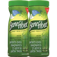 בנפייבר סיבים תזונתיים זוג = 2 יחידות * 261 גרם  Benefiber סופר מדיקה