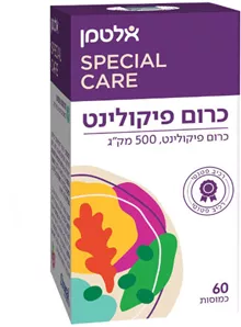 אלטמן כרום פיקולינט 60 כמוסות / ALTMAN סופר מדיקה