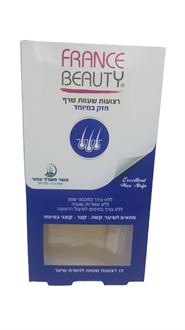 פראנס ביוטי רצועות שעוות שרף חזק במיוחד 12 יחידות / FRANCE BEAUTY סופר מדיקה