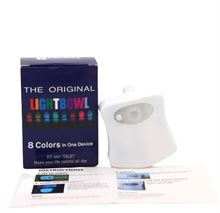 תאורת אסלה לשירותים 8 צבעים מתחלפים THE ORIGINAL LIGHTBOWL סופר מדיקה