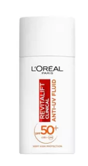 לוריאל תחליב פנים להגנה מפני השמש  Loreal Paris Revitalift Clinical Spf50 50ml סופר מדיקה