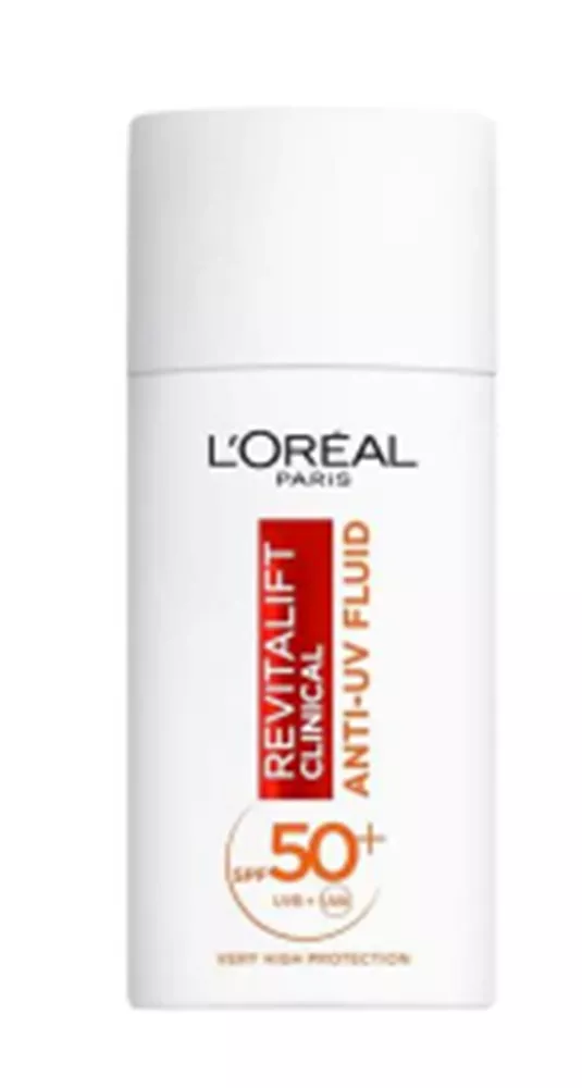 לוריאל תחליב פנים להגנה מפני השמש  Loreal Paris Revitalift Clinical Spf50 50ml