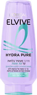 לוריאל אלביב מרכך מעשיר בלחות היידרה פיור 500 מ"ל / L'OREAL ELVIVE סופר מדיקה