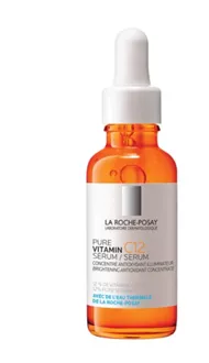 לה רוש פוזה סרום ויטמין C12 טהור 30 מ"ל  La Roche-Posay  PURE VITAMIN C12 SERUM Anti-wrinkle antioxidant face serum concentrated with 12% Vitamin C סופר מדיקה