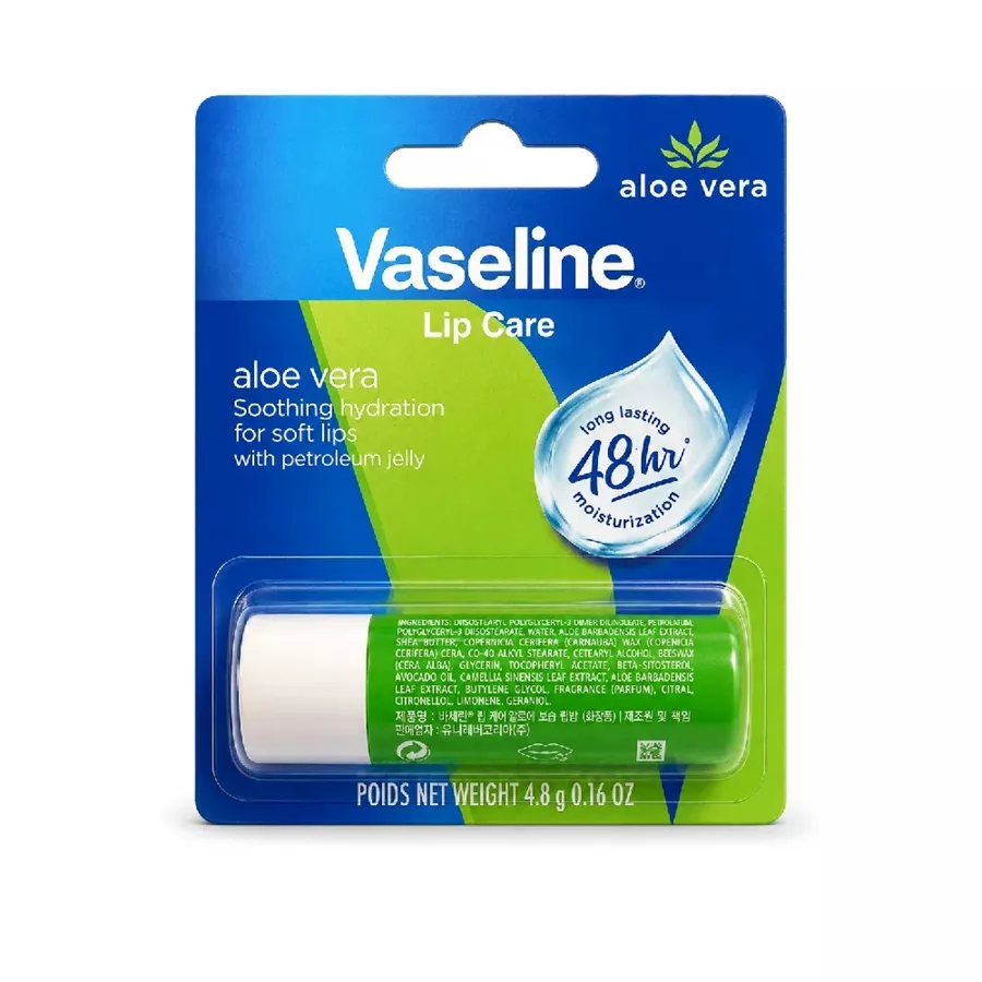 וזלין שפתון לחות אלוורה 4.8 גרם / VASELINE