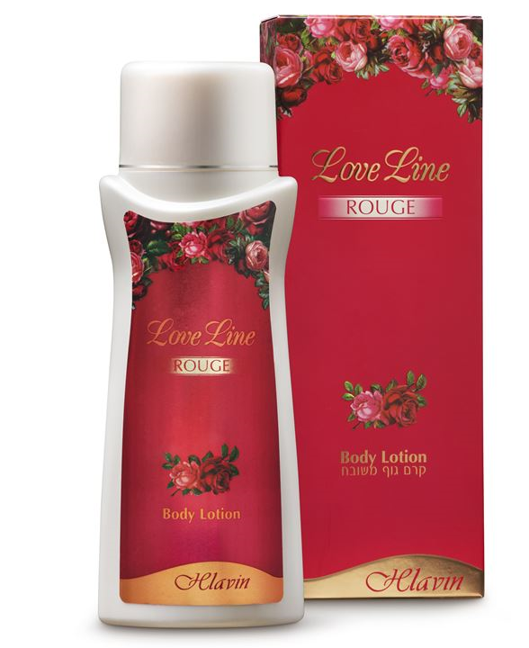 חלאבין קרם גוף בניחוח אדום מאוהב LOVE LINE ROUGE