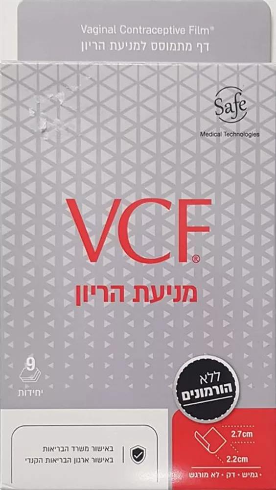 דף מתמוסס למניעת הריון VCF