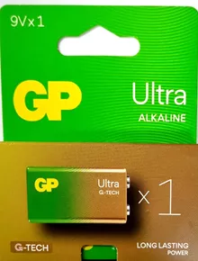 סוללת אלקליין אולטרה 9V GP סופר מדיקה