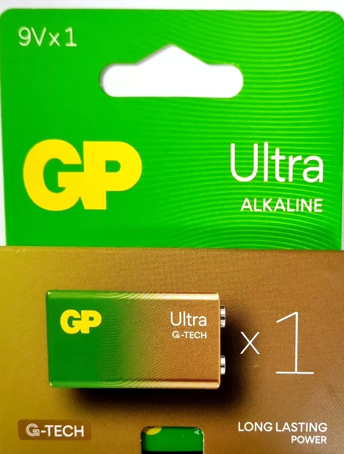 סוללת אלקליין אולטרה 9V GP