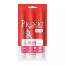 פרמיו חטיף רך סטיק לחתלתול עם עוף 15 גרם / PREMIO סופר מדיקה