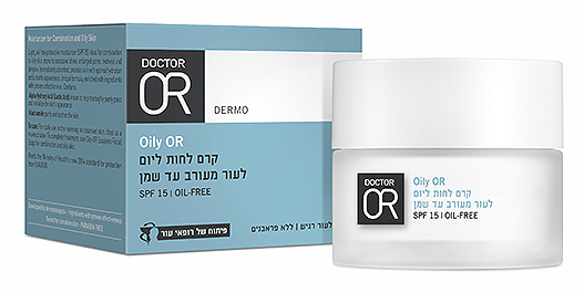 דר עור Oily - קרם לחות ליום לעור מעורב עד שמן 50 מ״ל