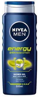 ניוואה מן ג'ל רחצה אנרג'י 500 מ"ל / NIVEA MEN סופר מדיקה