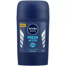 ניוואה דאודורנט סטיק לגבר פרש אקטיב 50 מ"ל / NIVEA סופר מדיקה