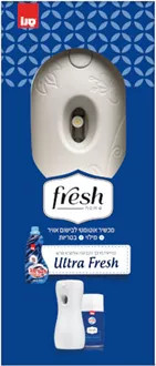סנו פרש מכשיר אוטומטי בתוספת מילוי ULTRA FRESH לבישום אוויר 250 מ"ל / SANO סופר מדיקה