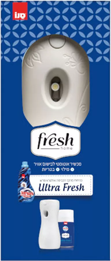 סנו פרש מכשיר אוטומטי בתוספת מילוי ULTRA FRESH לבישום אוויר 250 מ