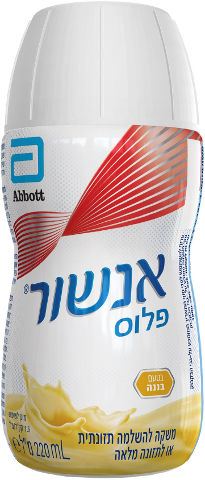 אנשור פלוס משקה להשלמה תזונתית בטעם בננה 220 מ