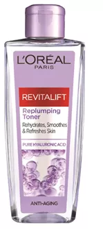 לוריאל רויטליפט פילר מי פנים טונר 200מ”ל Loreal Paris Revitalift Filler Cleansing Tone סופר מדיקה