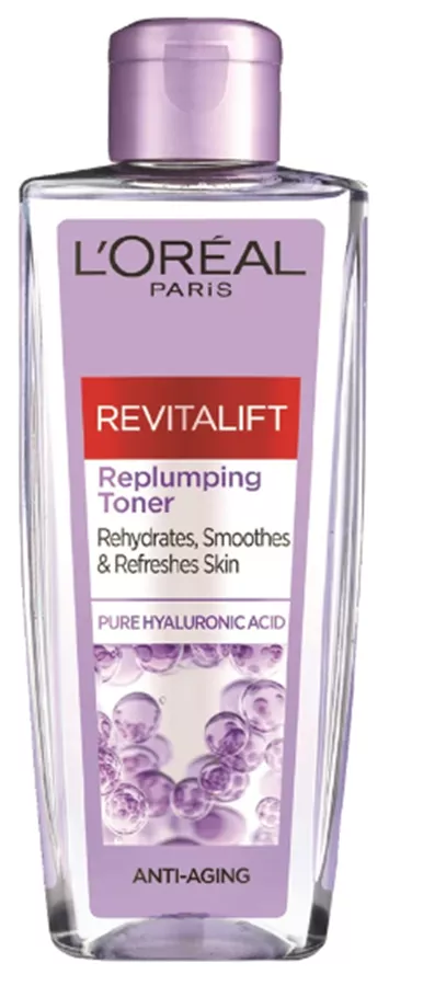 לוריאל רויטליפט פילר מי פנים טונר 200מ”ל Loreal Paris Revitalift Filler Cleansing Tone