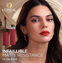 לוראל שפתון מאט עמיד  L'Oreal ParisLoreal Paris Infaillible Matte Resistance סופר מדיקה