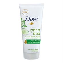 דאב תרחיץ פנים 25% קרם לחות לכל סוגי העור מלפפון ותה ירוק 180 מ"ל / Dove סופר מדיקה