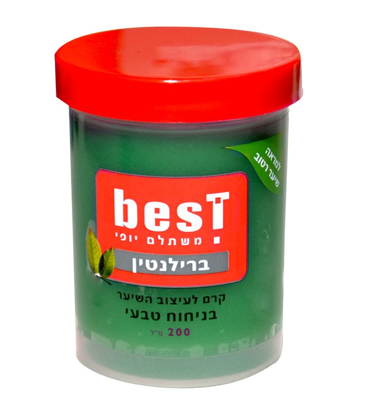 בסט ברילנטין קרם לעיצוב שיער 200 גרם BEST